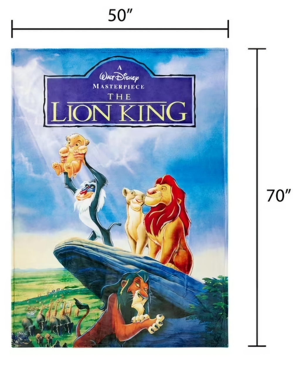 Disney Classic VHS Boxed Silk Touch Throw - Picture 6 of 6